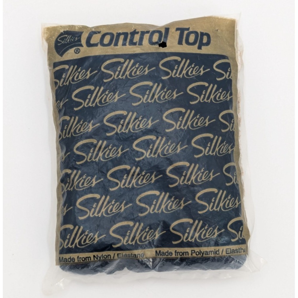 Silkies Marine Control Top Pantyhose With Support Legs Dark Navy Size L - 737